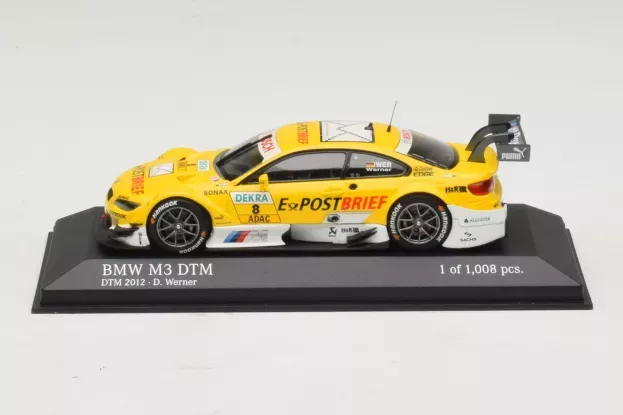 Minichamps Bmw 3-series M3 Team Schnitzer N 8 Dtm Season 2012 D.werner 1:43 410122208